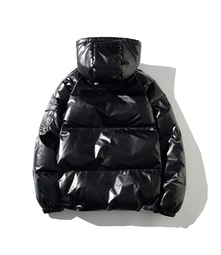 GLOSSY PUFFER JACKET