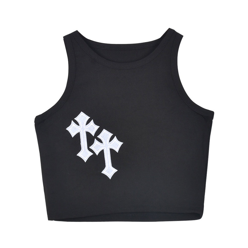 SLEEVELESS CROP TOP