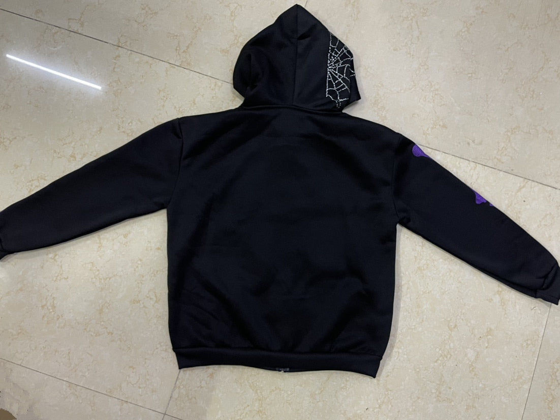 SPIDERZ SKELETON ZIP HOODIE